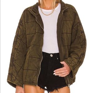 NWT Free People Dolman Quilted Jacket